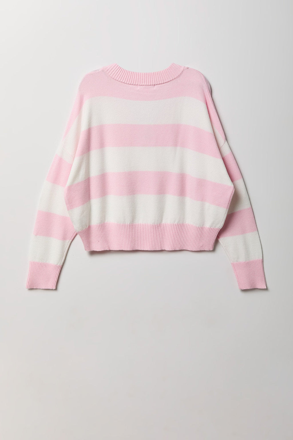 Striped V-Neck Sweater