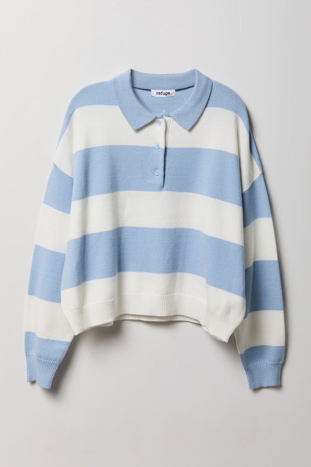 Striped Polo Sweater
