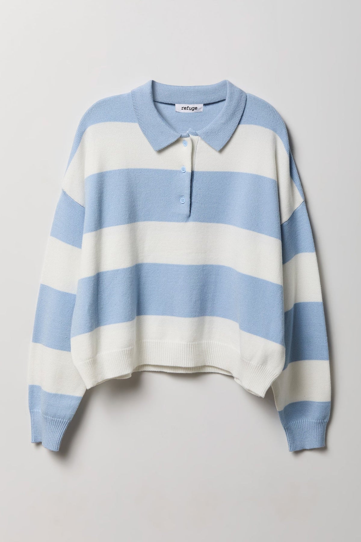 Striped Polo Sweater