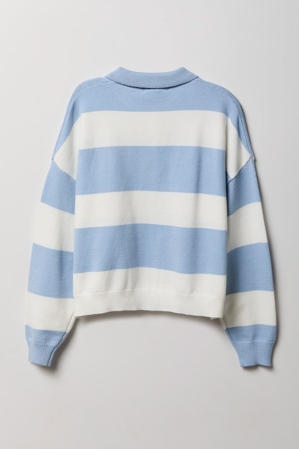 Striped Polo Sweater