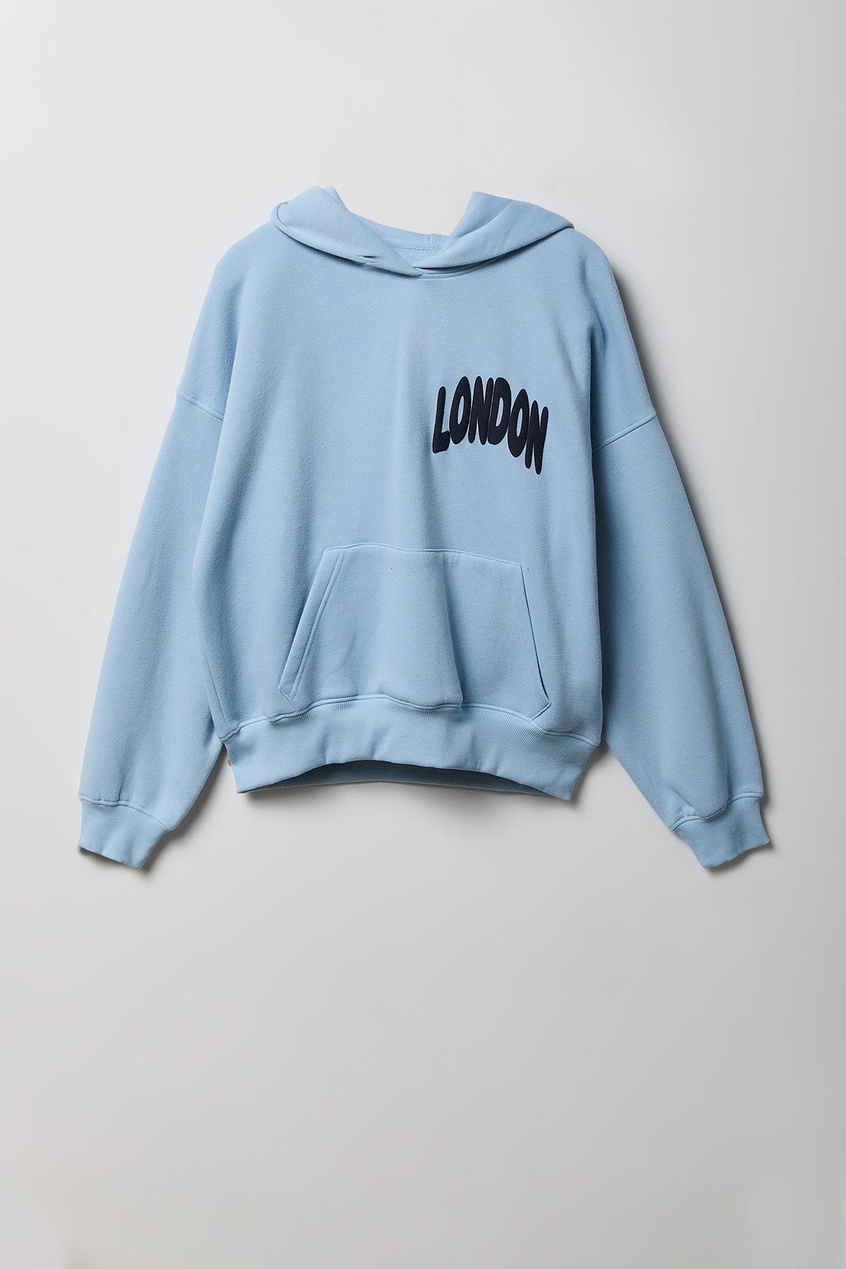 Graphic Boxy Fleece Hoodie