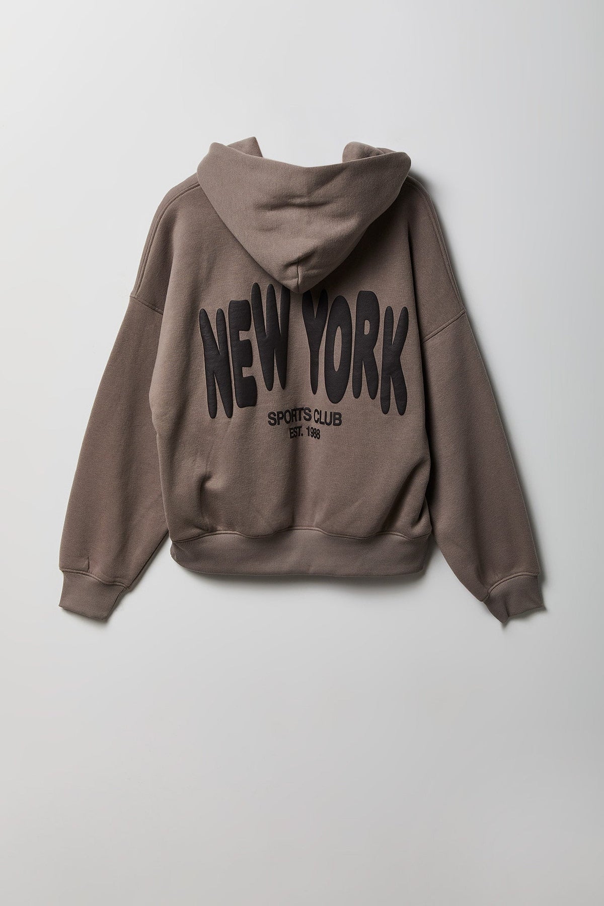 Graphic Boxy Fleece Hoodie