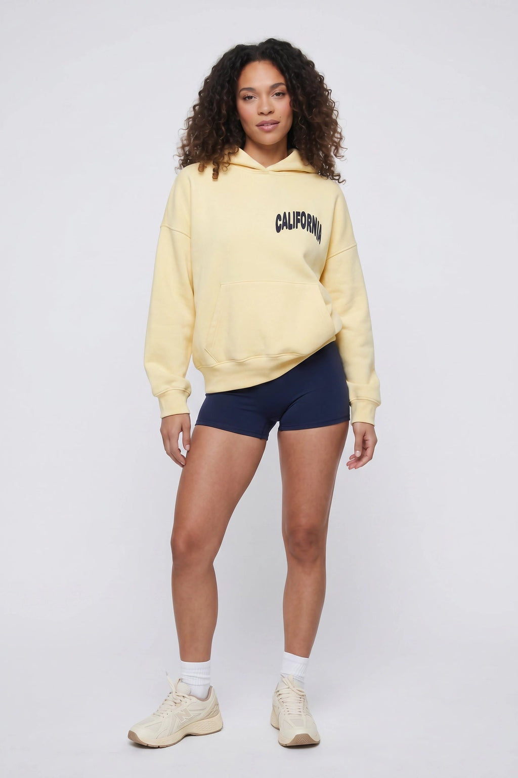 Graphic Boxy Fleece Hoodie
