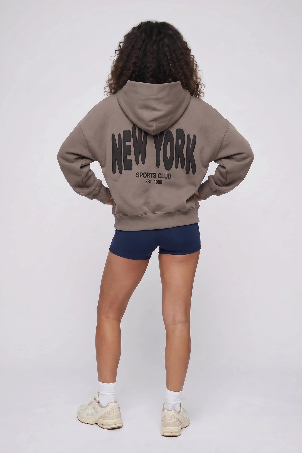 Graphic Boxy Fleece Hoodie