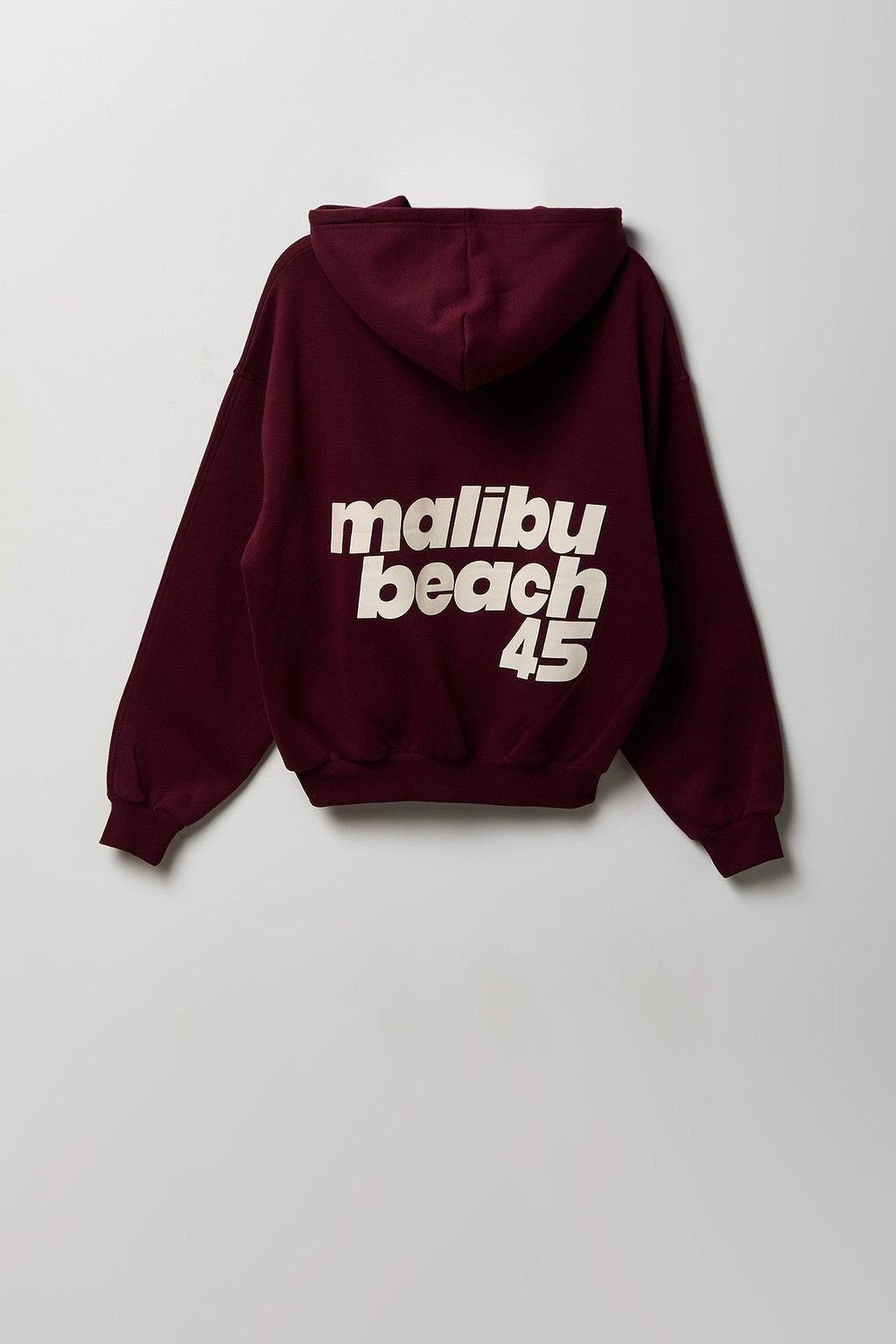 Graphic Fleece Boxy Zip Hoodie