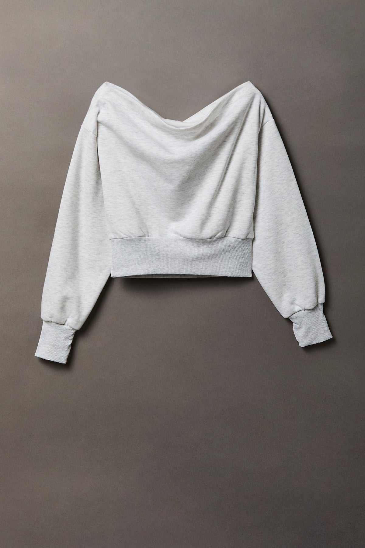 Playboy Fleece Off Shoulder Sweatshirt