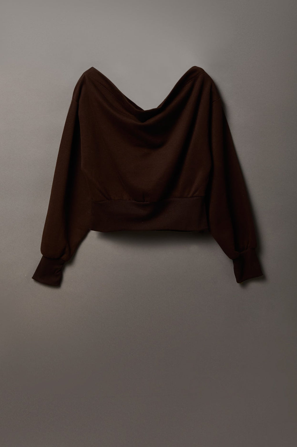 Playboy Fleece Off Shoulder Sweatshirt