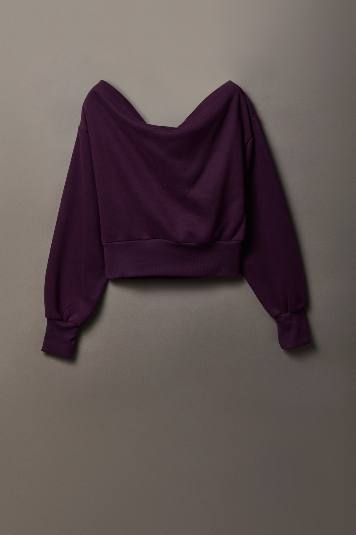 Playboy Fleece Off Shoulder Sweatshirt