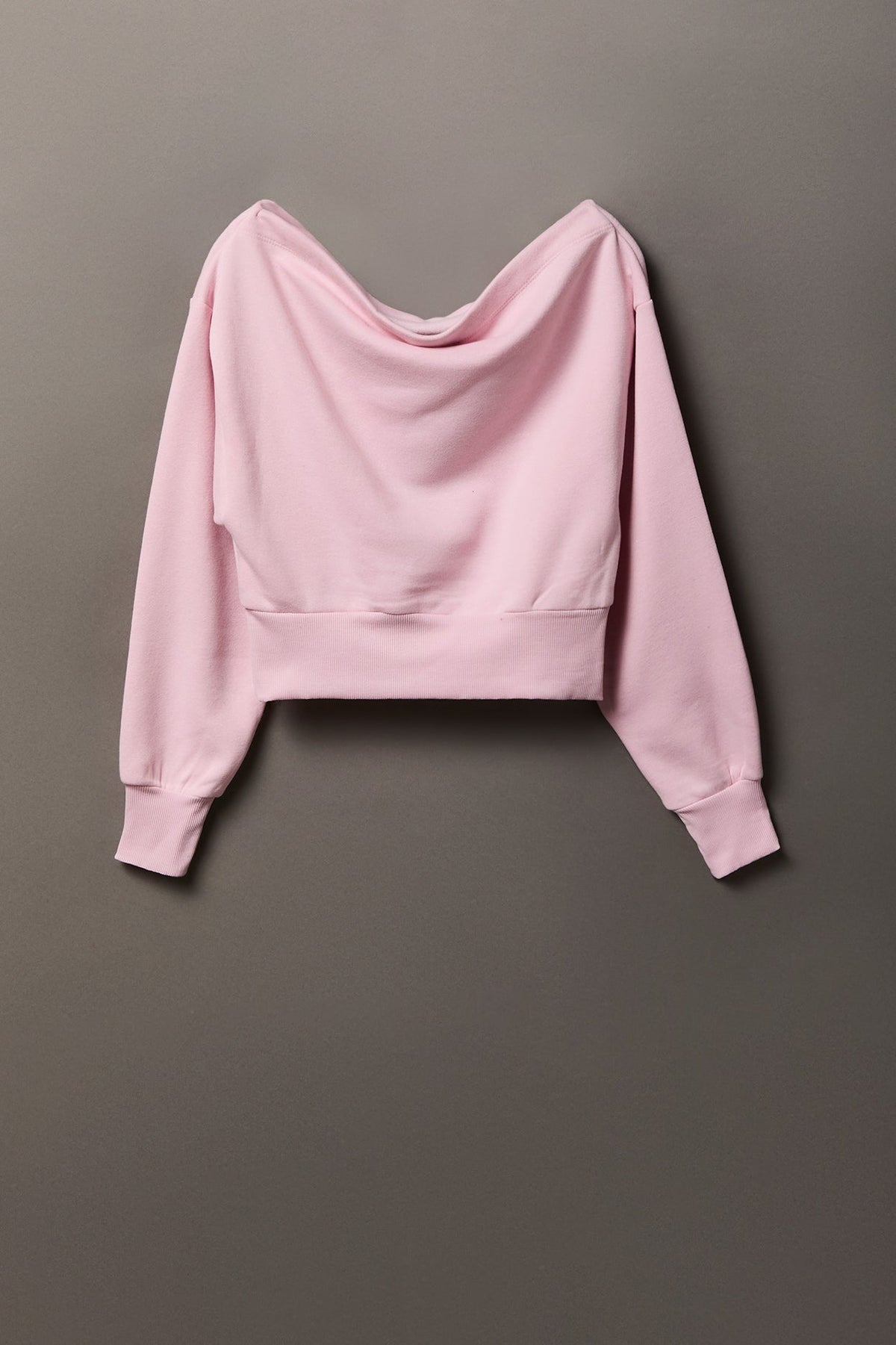 Playboy Fleece Off Shoulder Sweatshirt