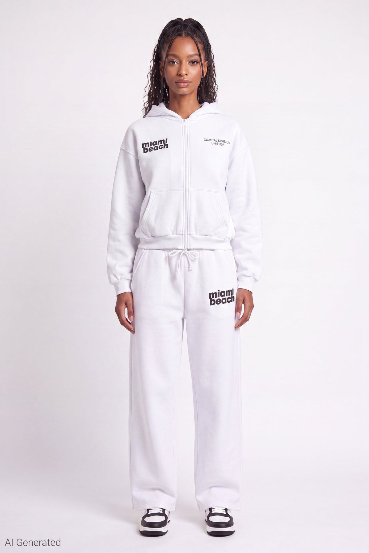 Graphic Fleece Ultra Wide Leg Sweatpant