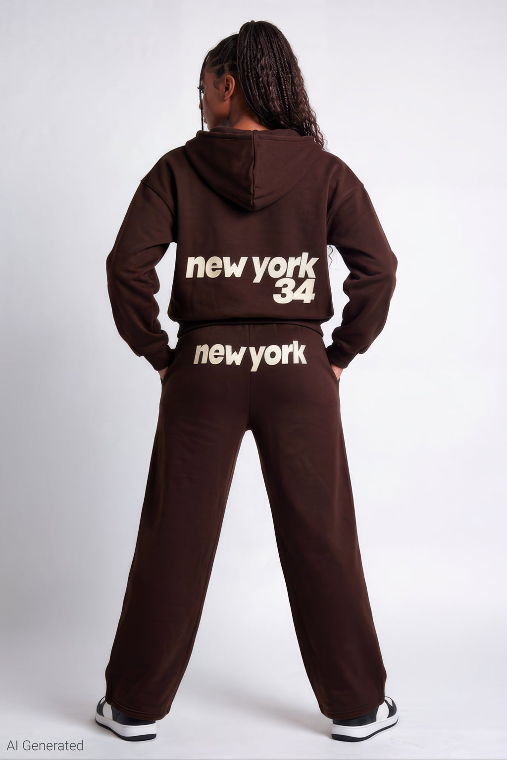 Graphic Fleece Ultra Wide Leg Sweatpant