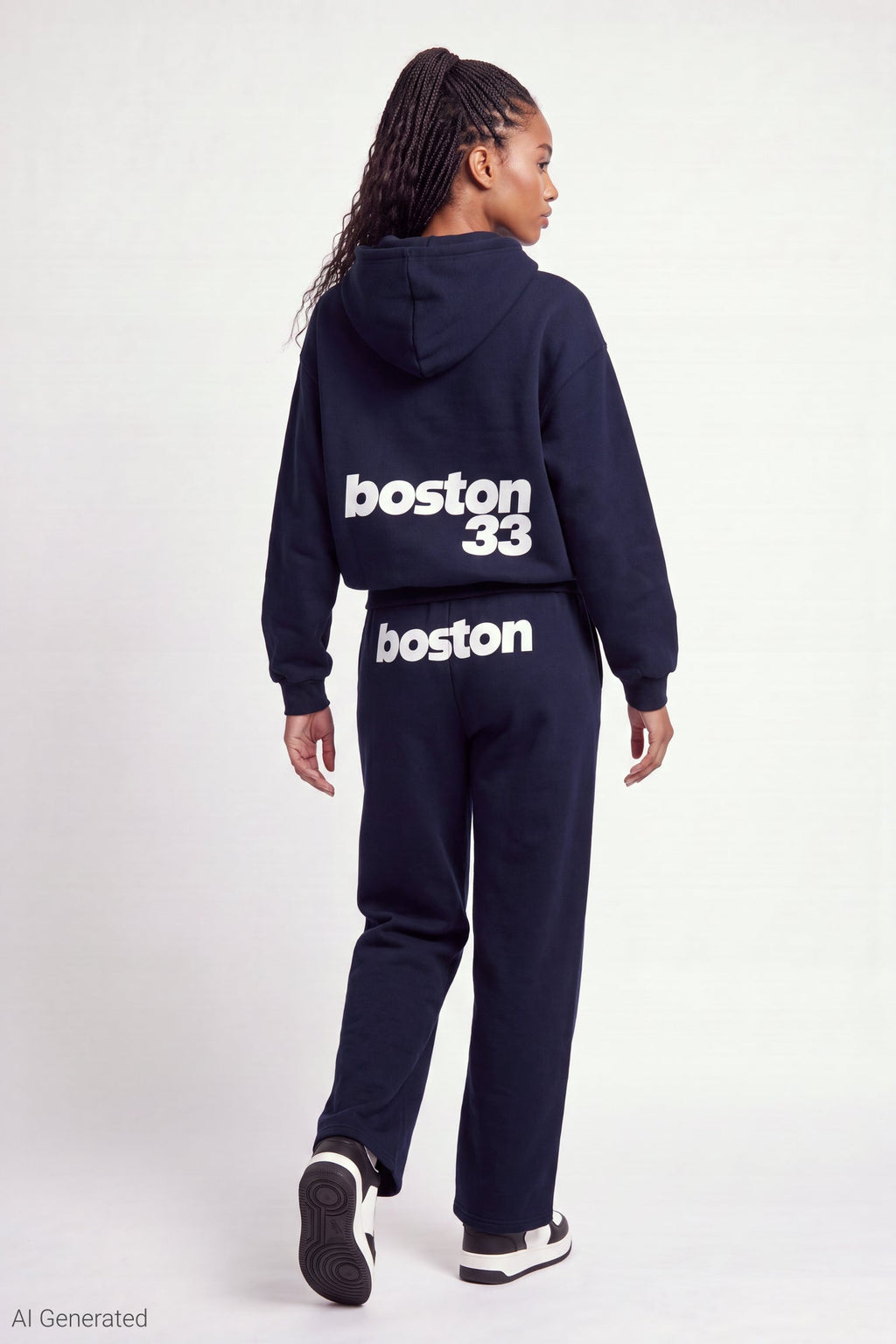 Graphic Fleece Ultra Wide Leg Sweatpant