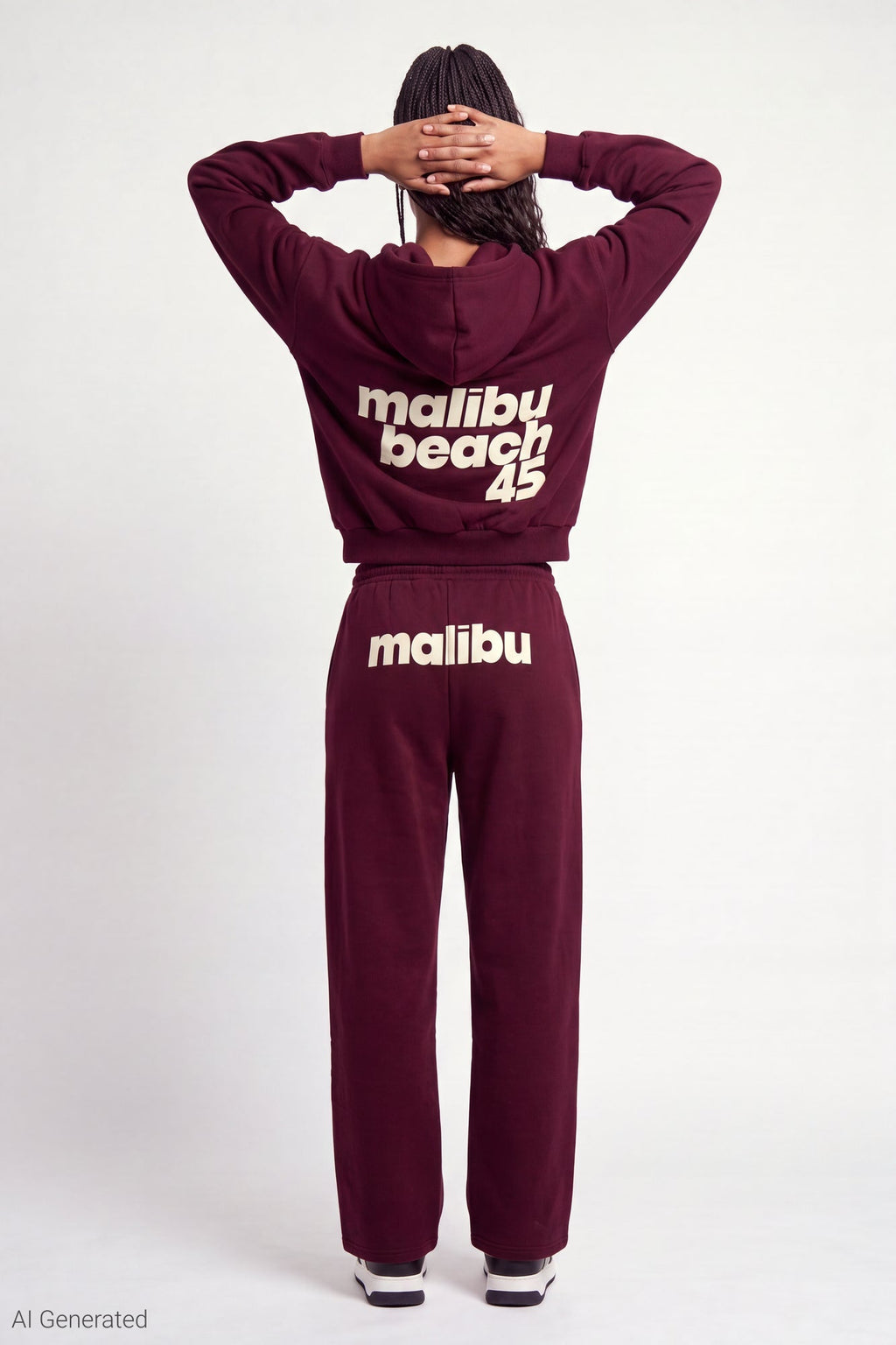 Graphic Fleece Ultra Wide Leg Sweatpant