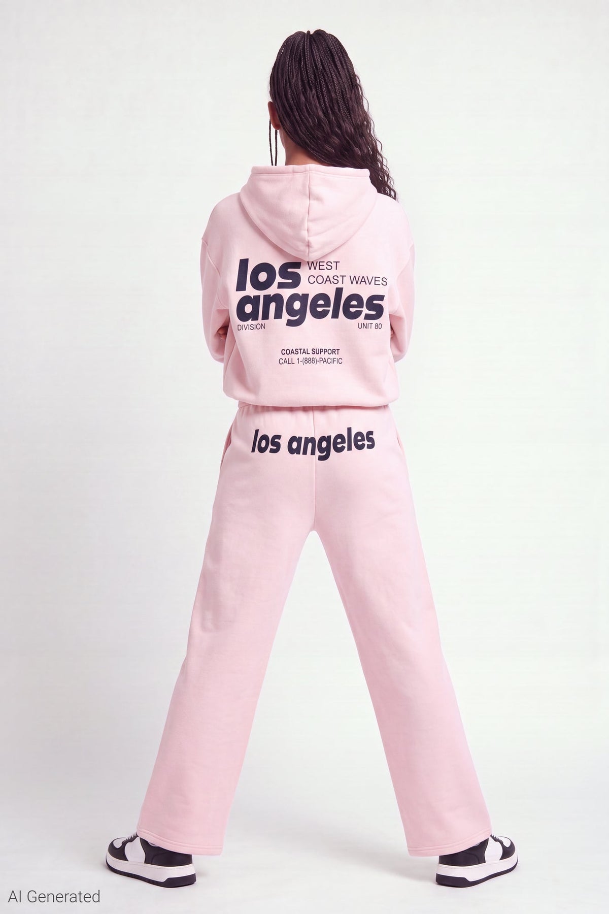 Graphic Fleece Ultra Wide Leg Sweatpant
