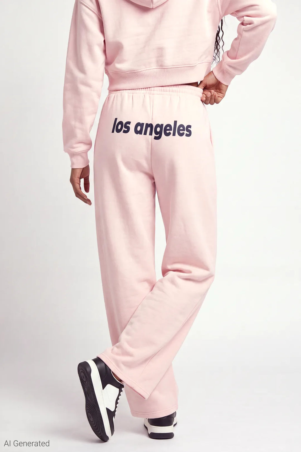 Graphic Fleece Ultra Wide Leg Sweatpant