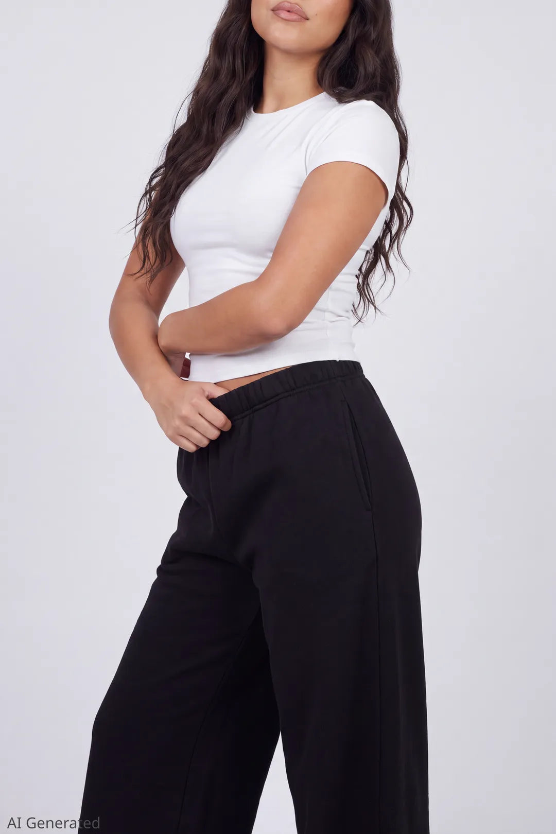 Fleece Ultra Wide Leg Sweatpant