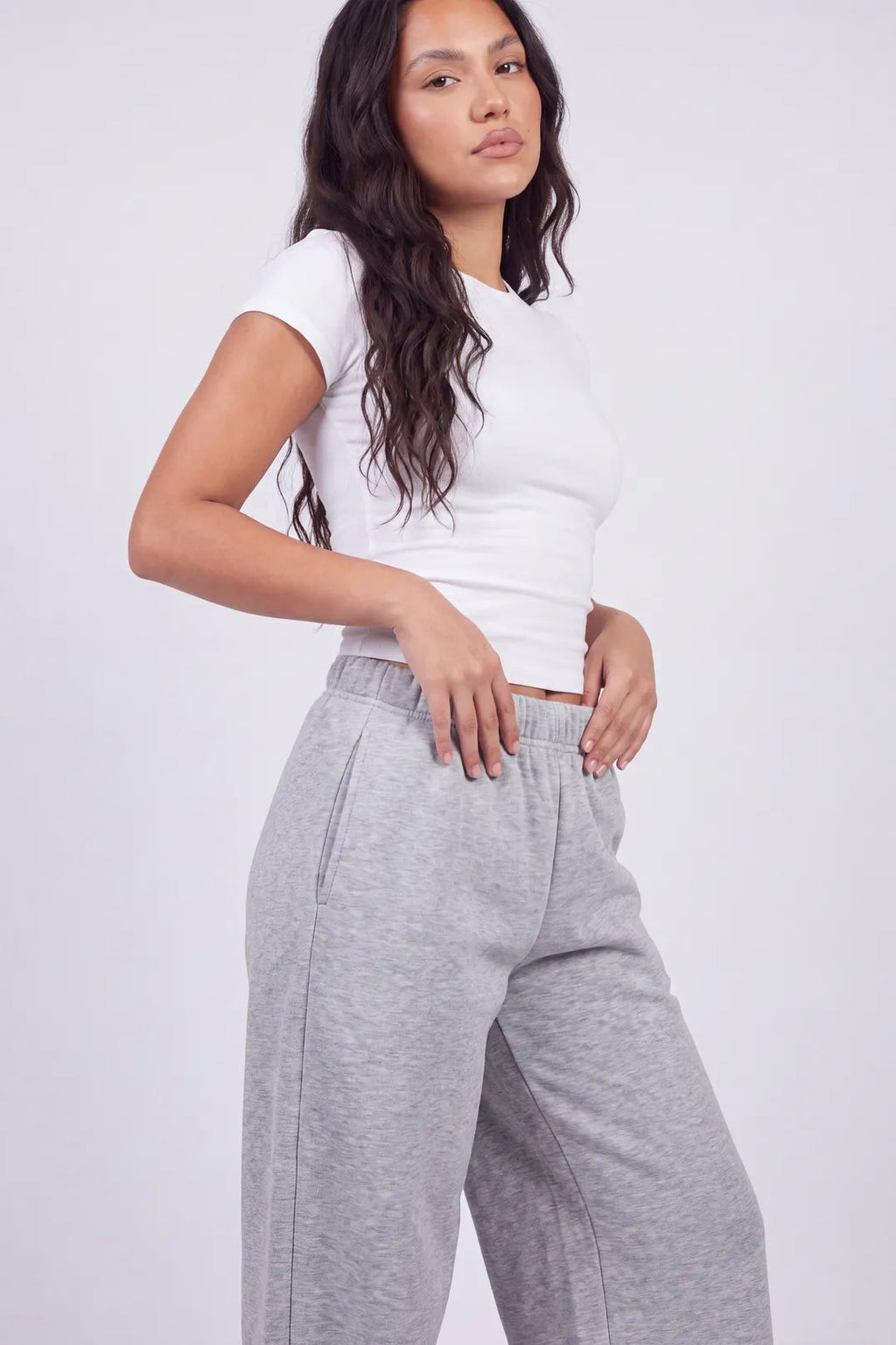 Fleece Ultra Wide Leg Sweatpant
