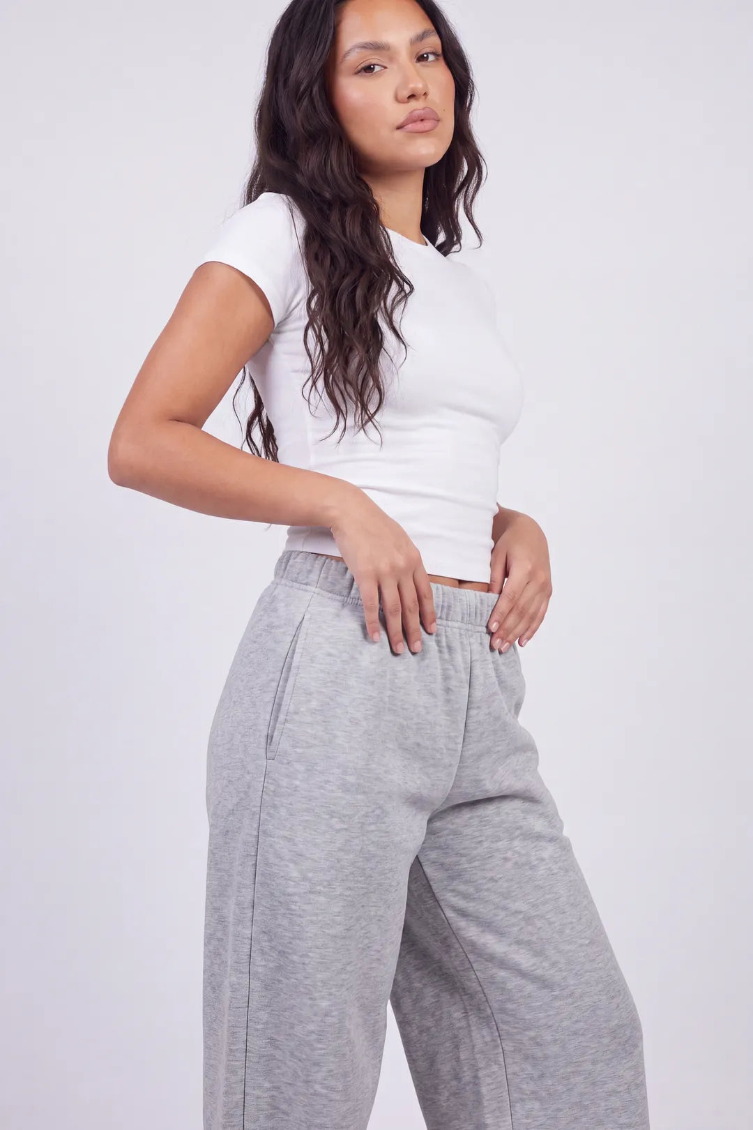Fleece Ultra Wide Leg Sweatpant