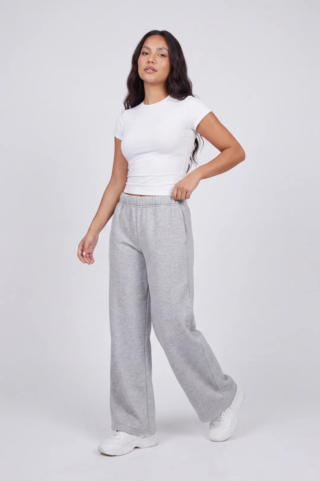 Fleece Ultra Wide Leg Sweatpant