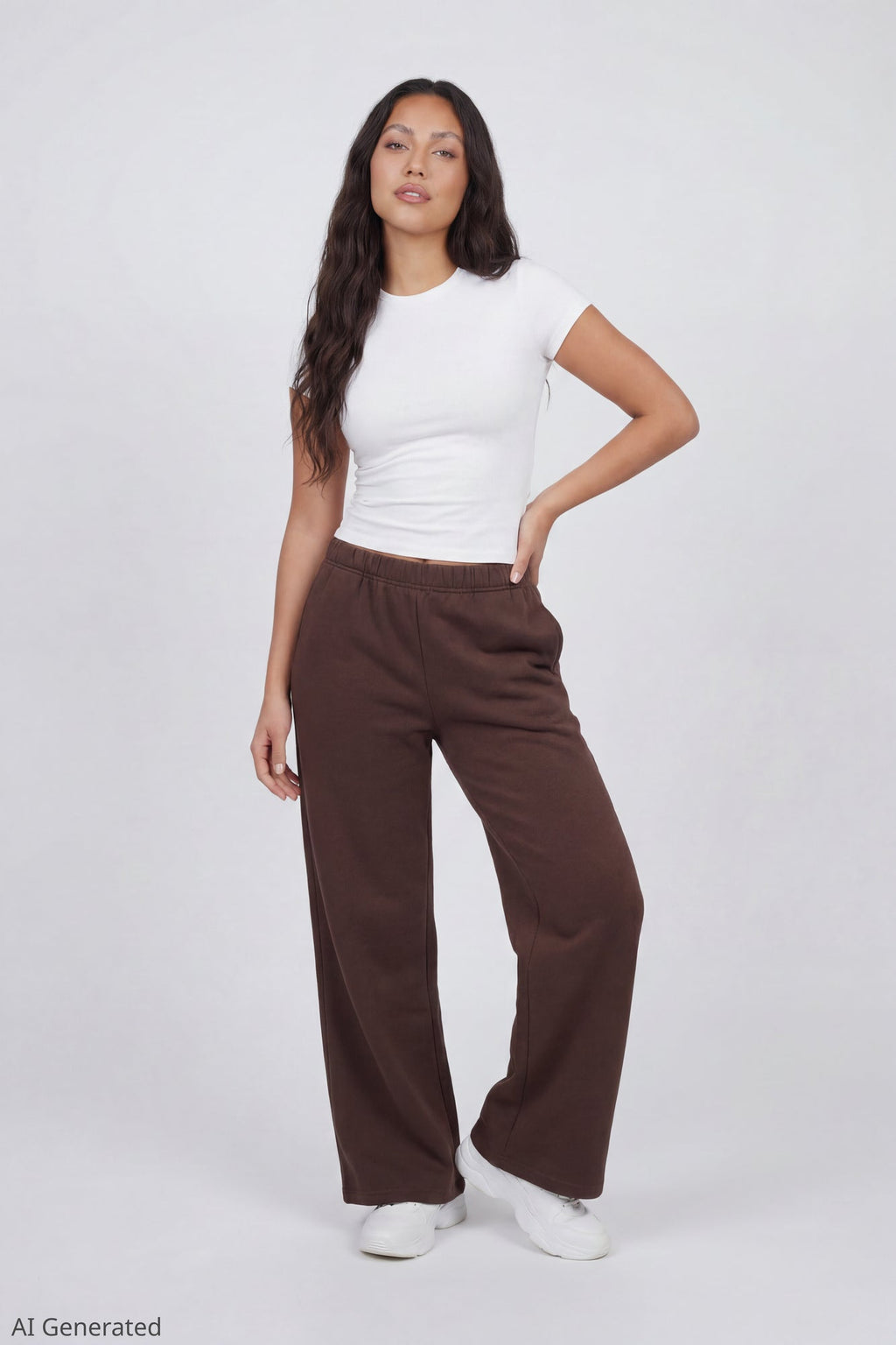 Fleece Ultra Wide Leg Sweatpant