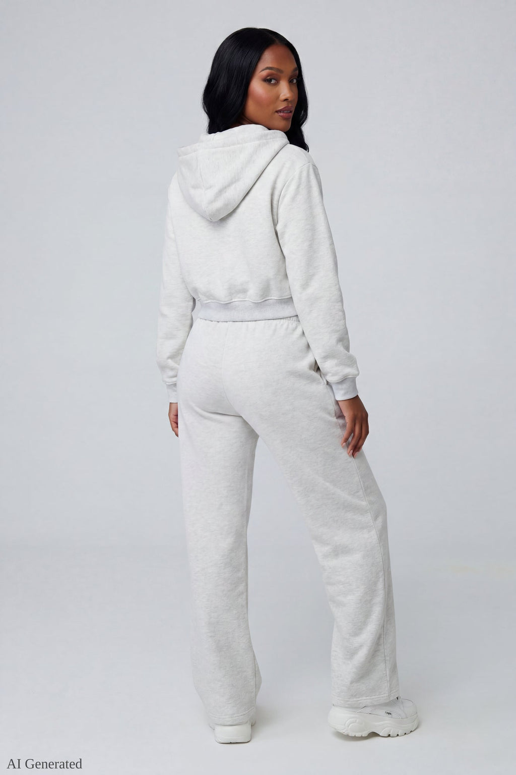 Fleece Ultra Wide Leg Sweatpant