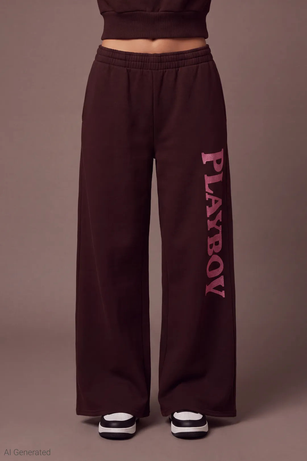 Playboy Fleece Ultra Wide Leg Sweatpant