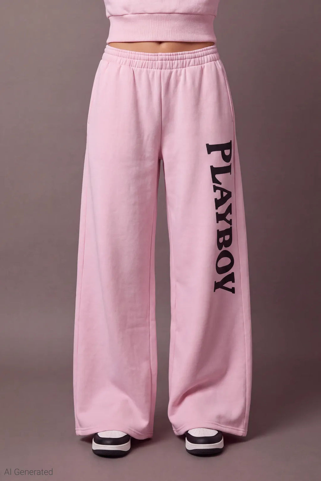 Playboy Fleece Ultra Wide Leg Sweatpant