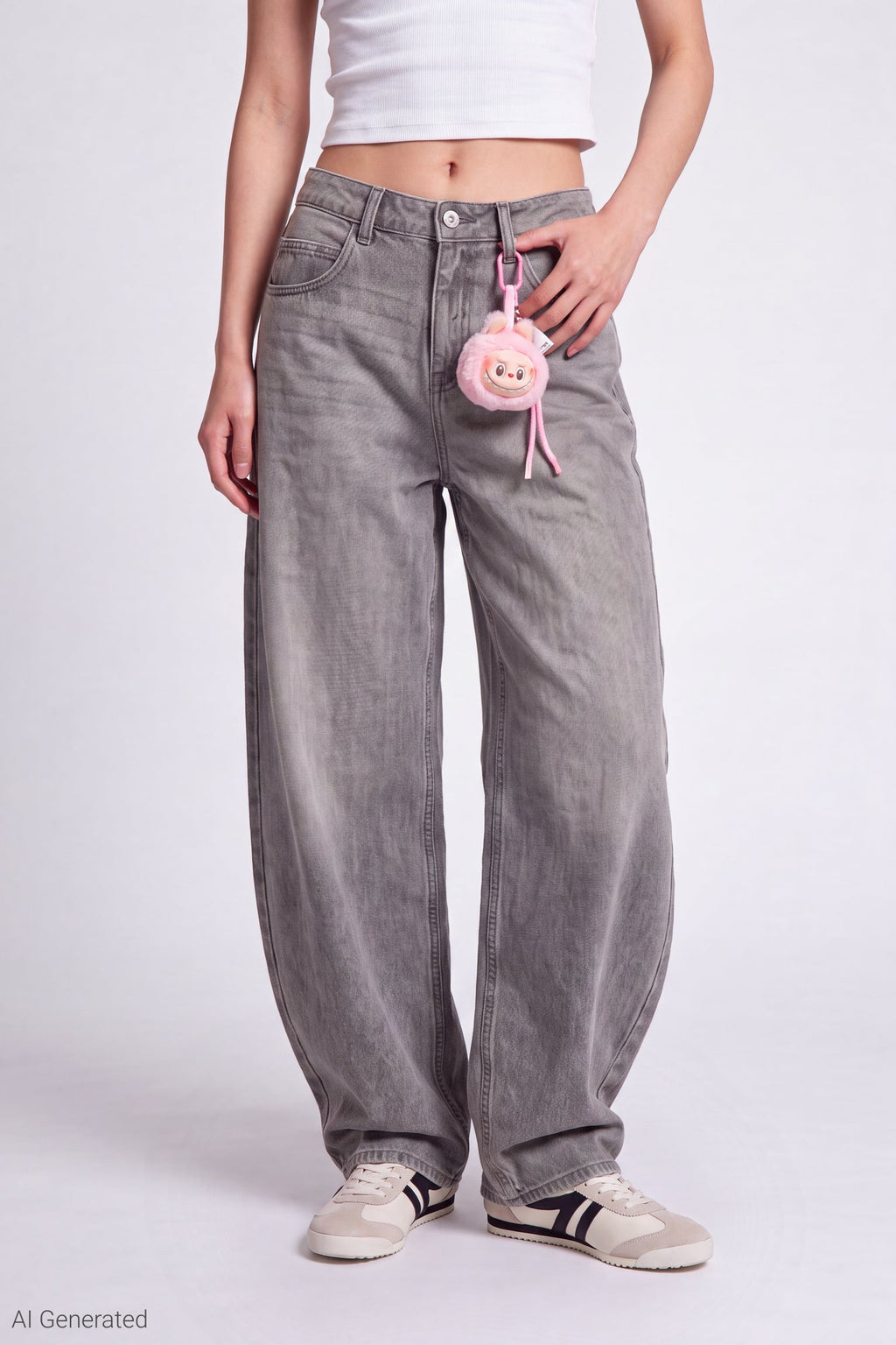 Mega Baggy Jean with Keychain