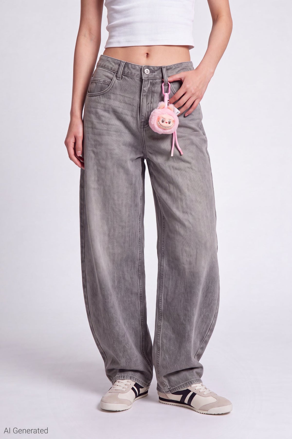 Mega Baggy Jean with Keychain