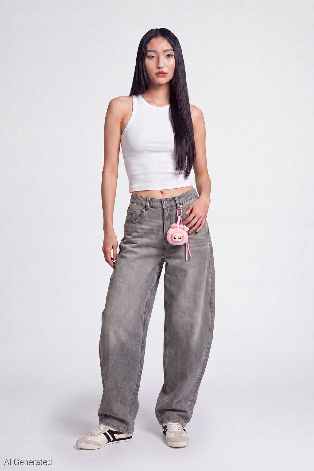 Mega Baggy Jean with Keychain