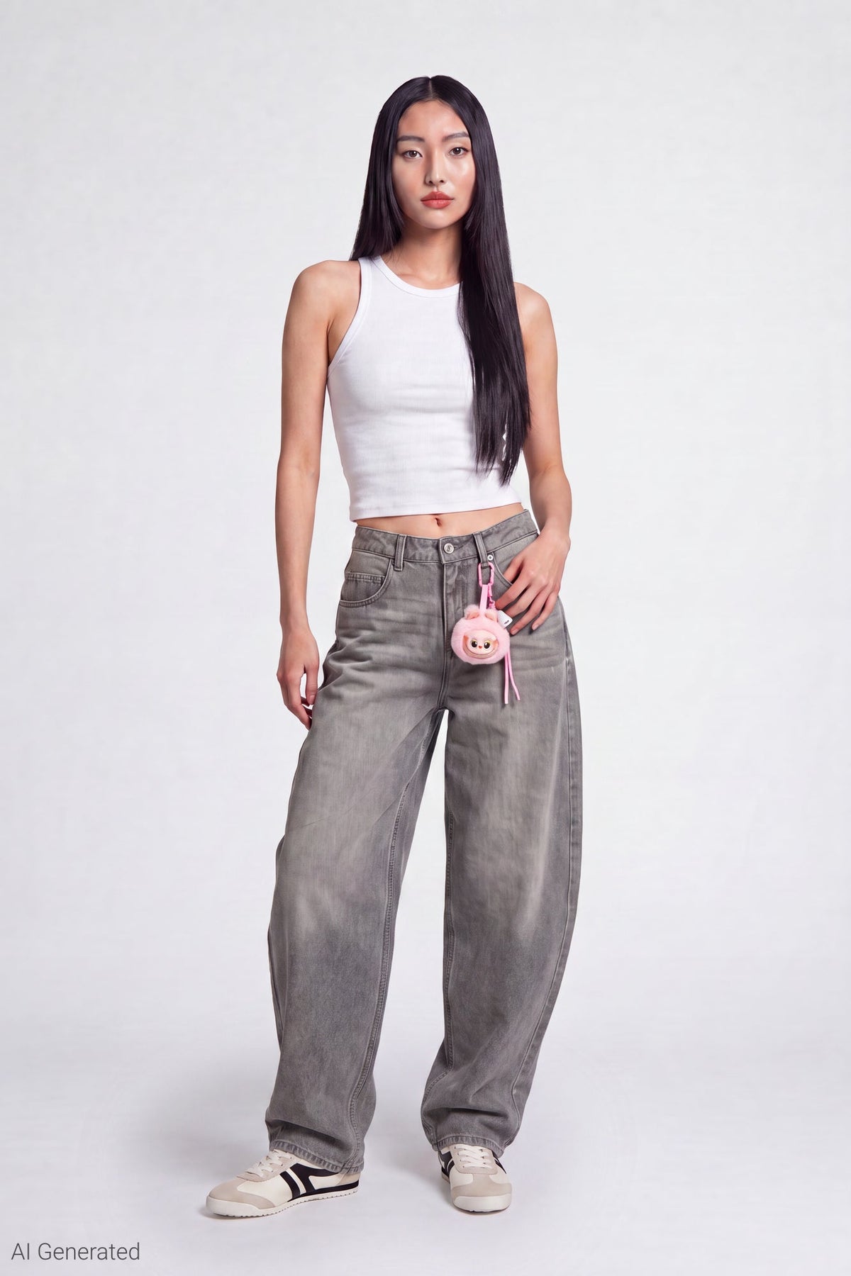 Mega Baggy Jean with Keychain