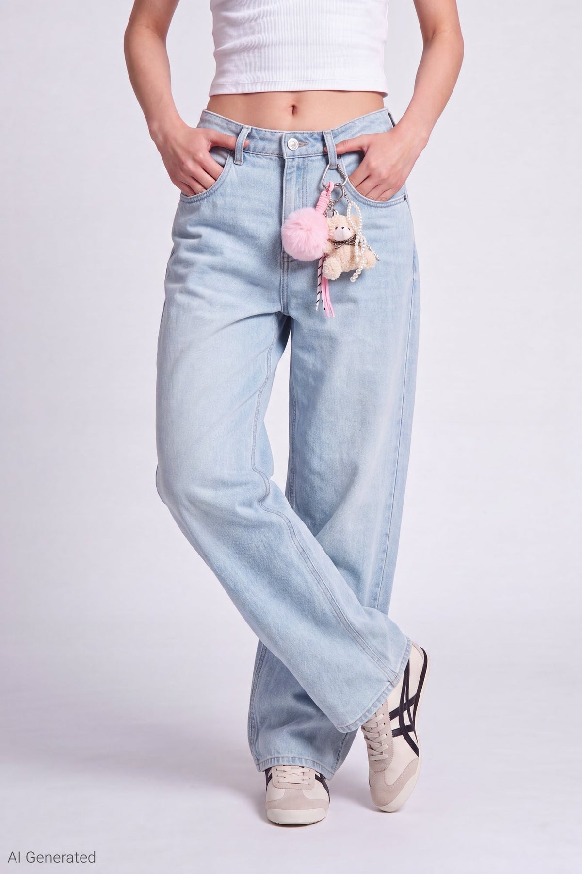 Mega Baggy Jean with Keychain
