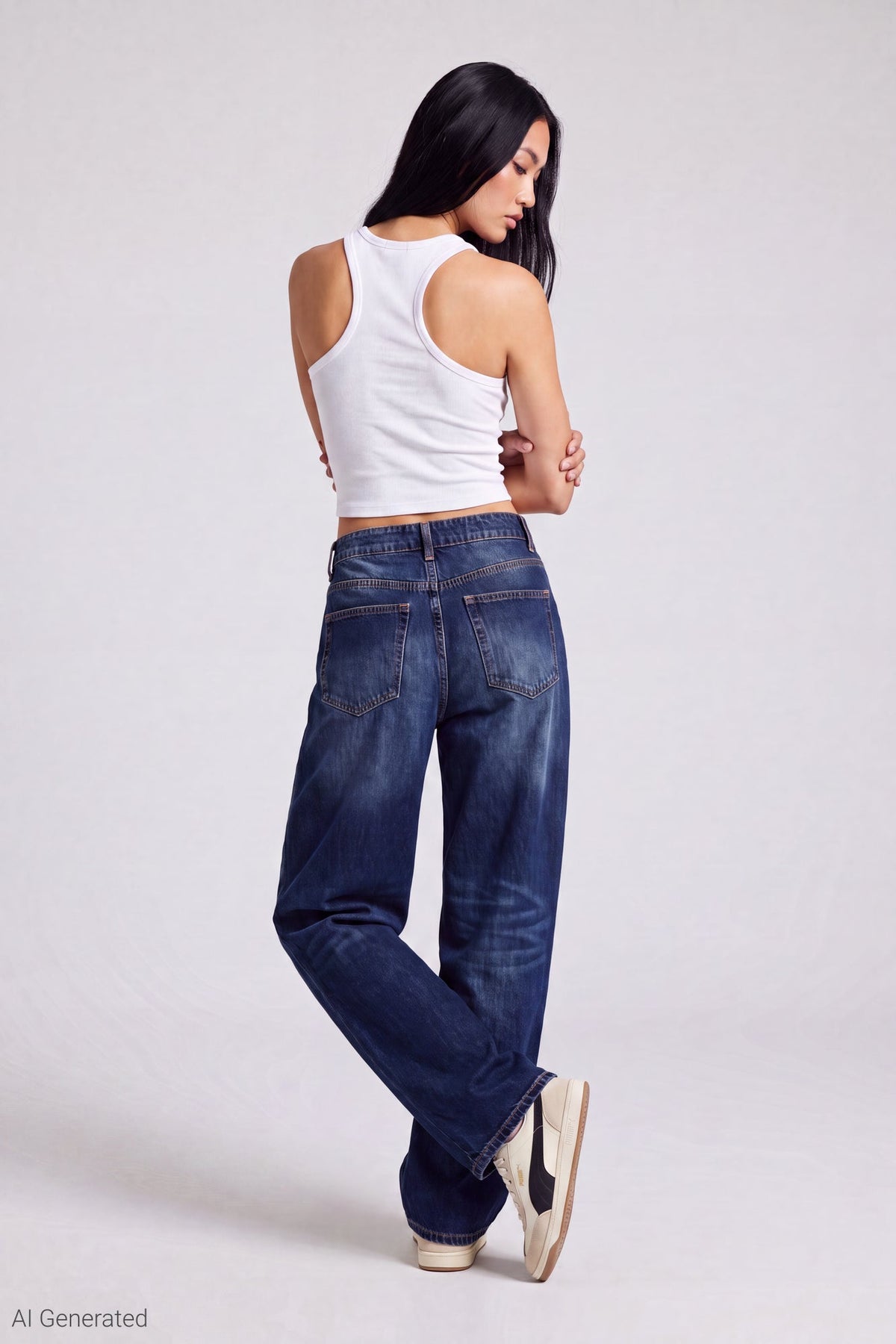 Mega Baggy Jean with Keychain