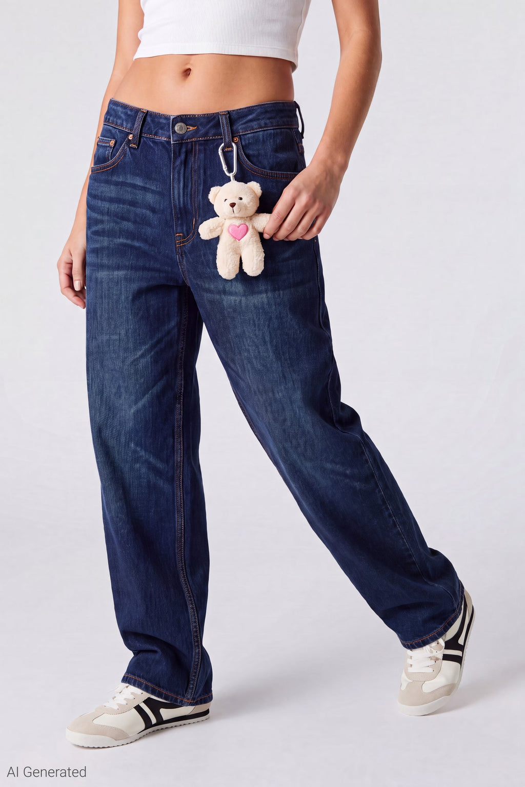 Mega Baggy Jean with Keychain