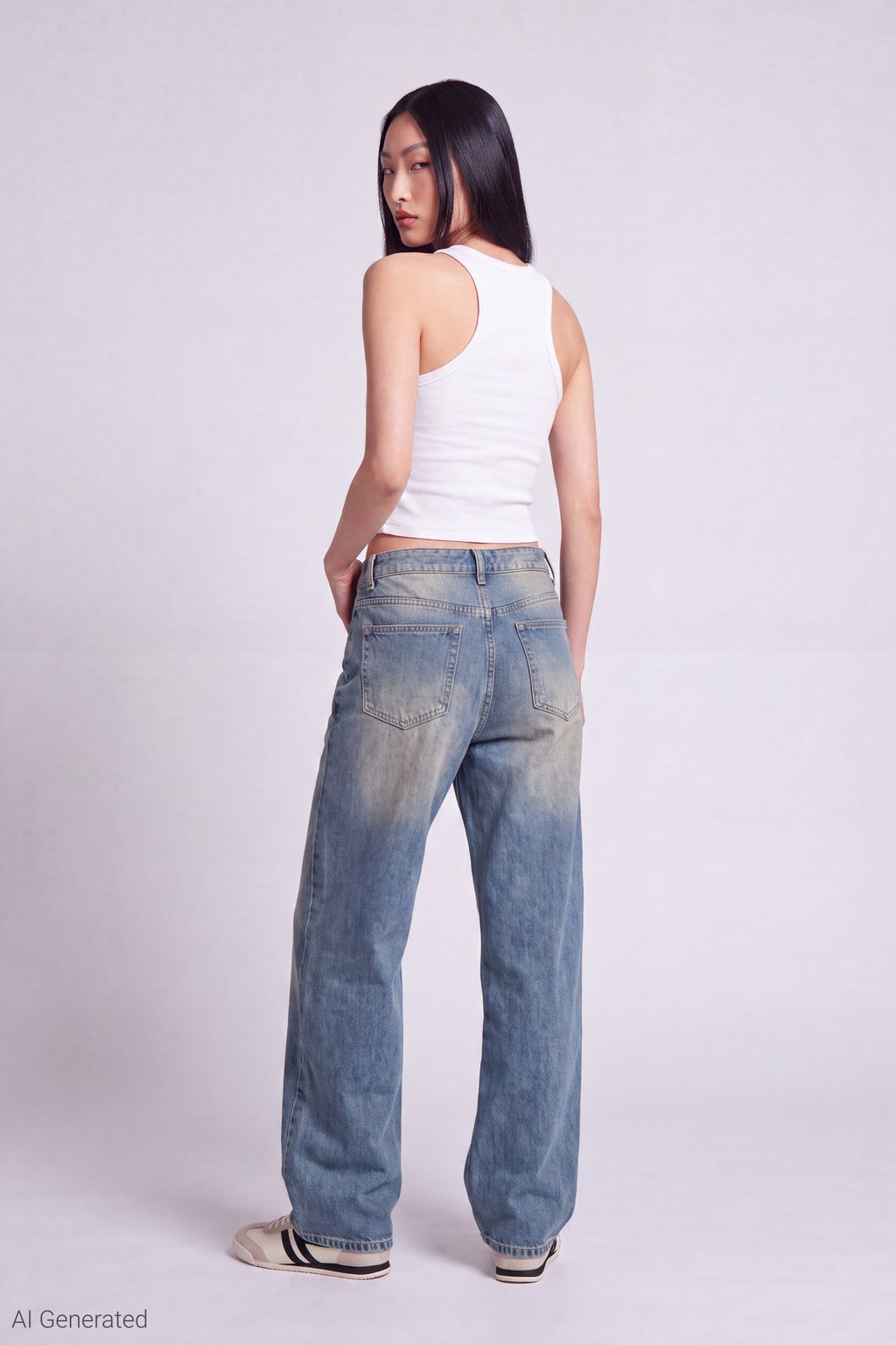 Mega Baggy Jean with Keychain