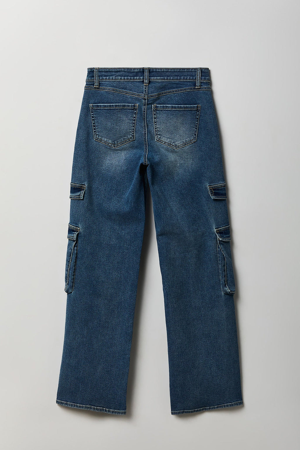 Stretch Low Rise Cargo Jean