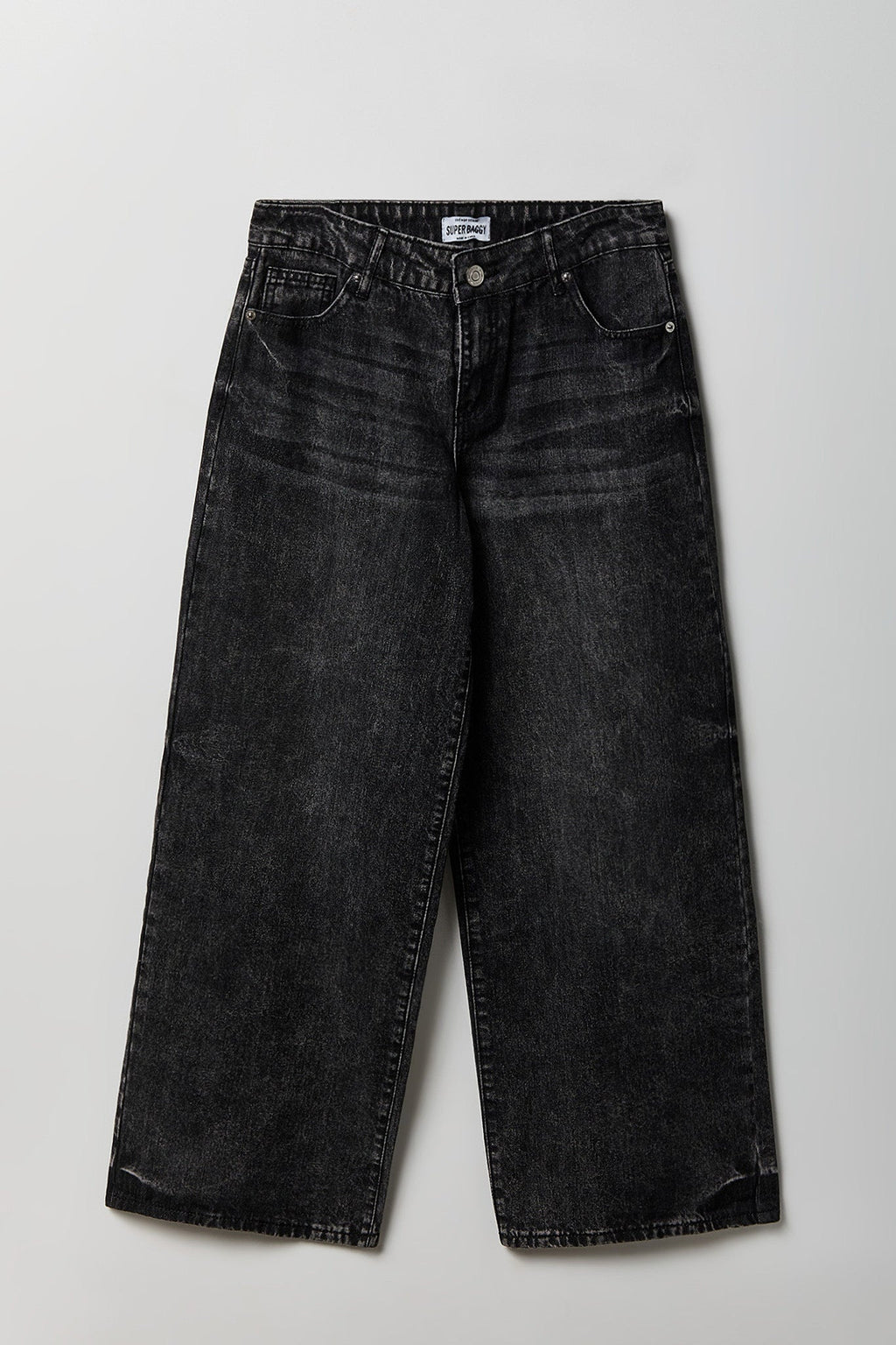 Low Rise Super Baggy Angel Wing Jean