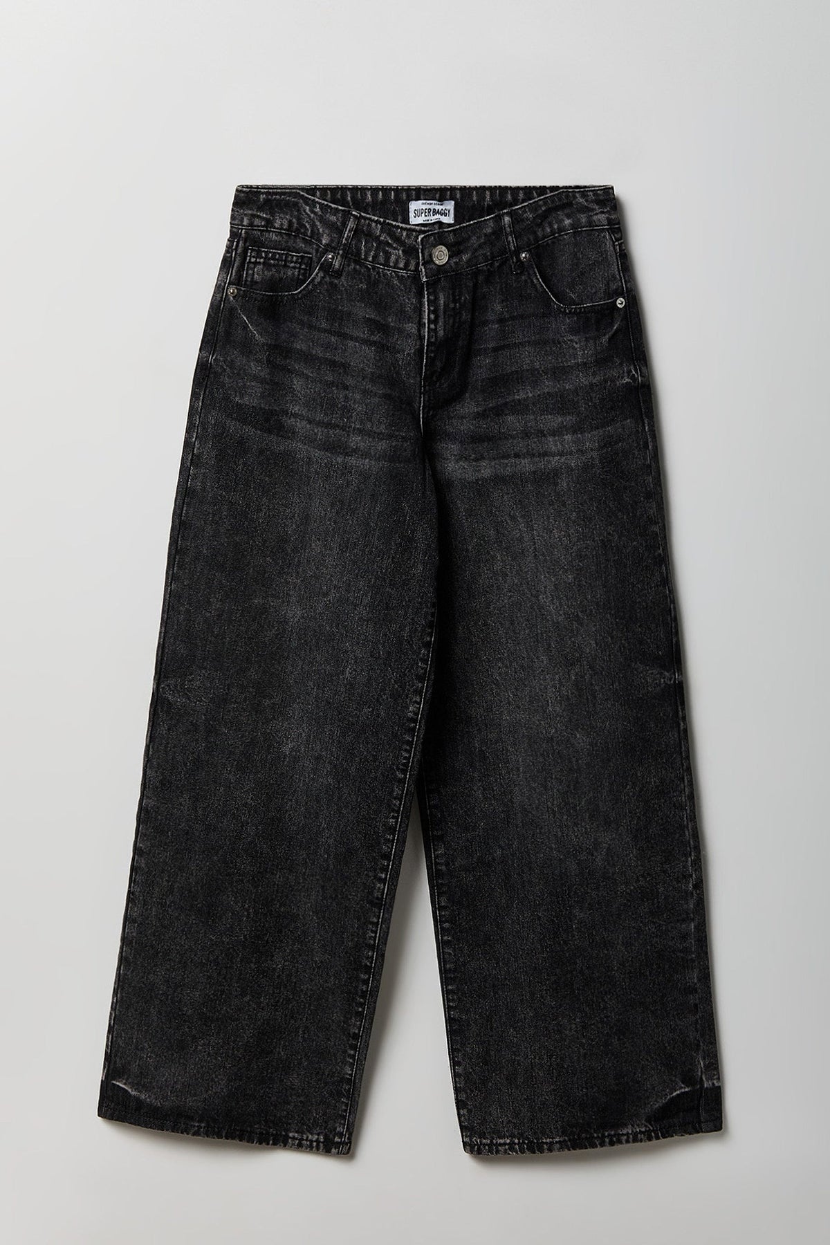Low Rise Super Baggy Angel Wing Jean
