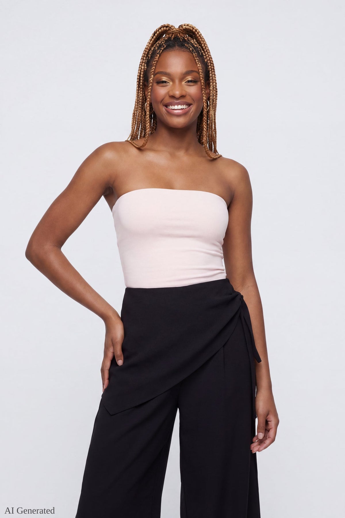 Wrap Waist Dress Pant