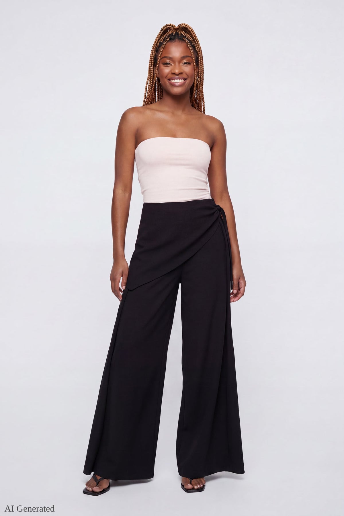 Wrap Waist Dress Pant