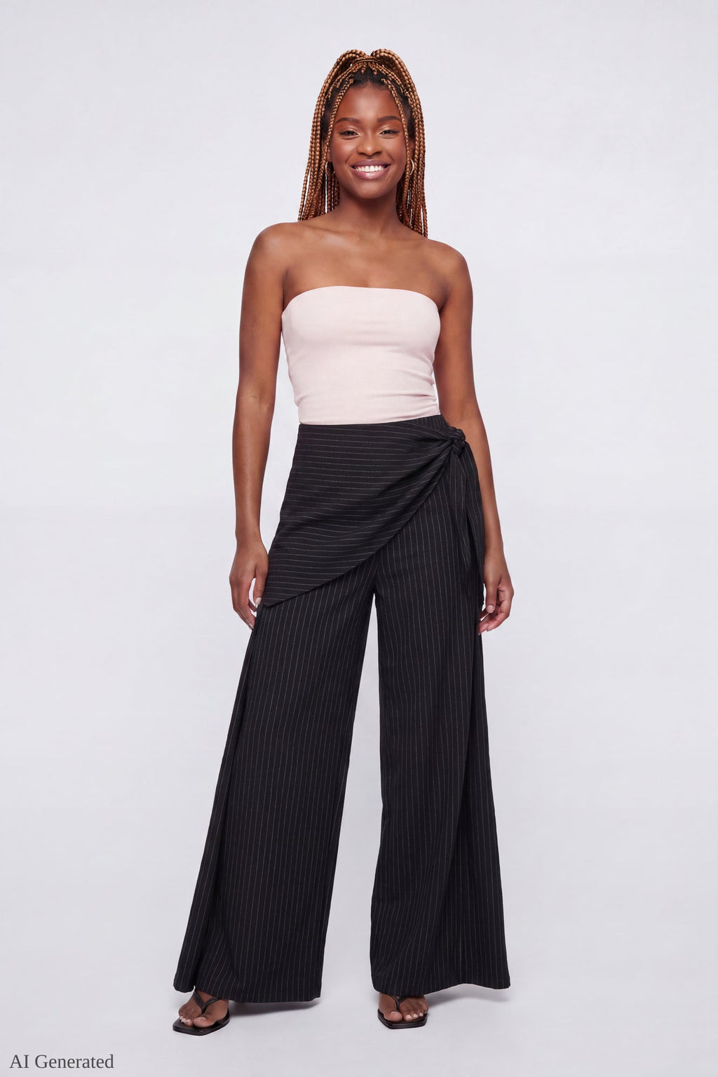 Wrap Waist Dress Pant
