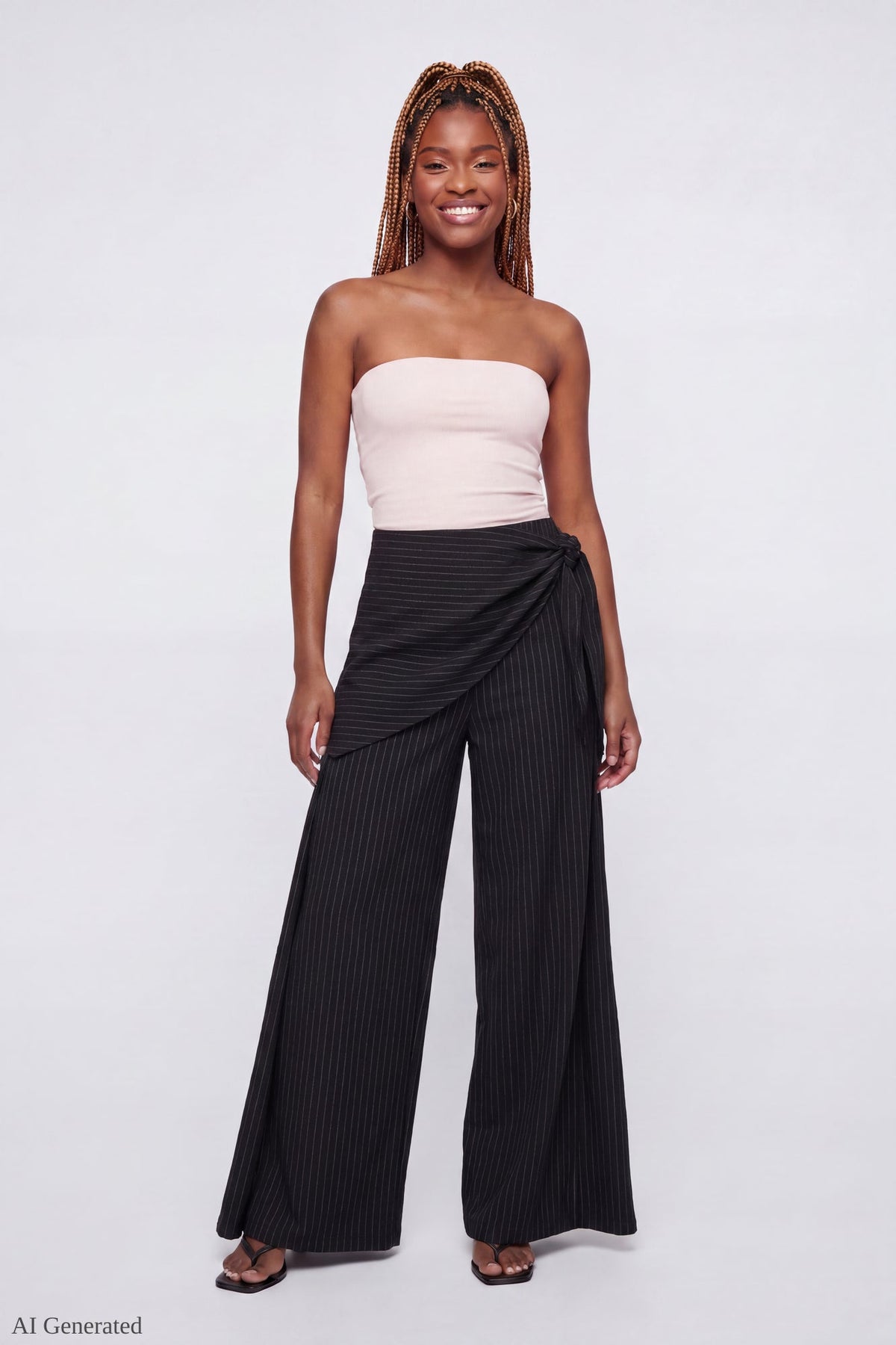 Wrap Waist Dress Pant