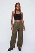 Wide Leg Parachute Pant