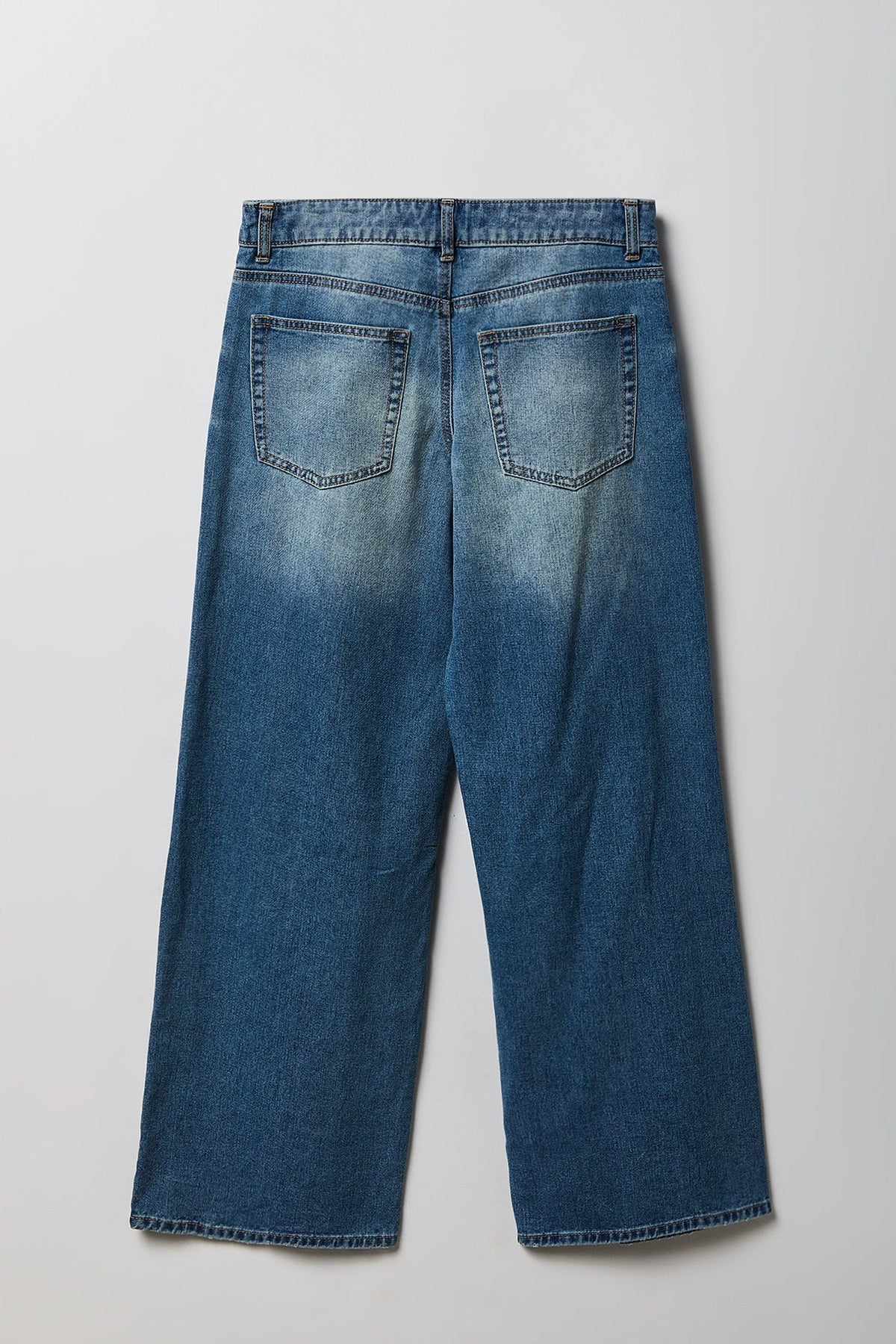 London Ripped Low Rise Super Baggy Medium Jean