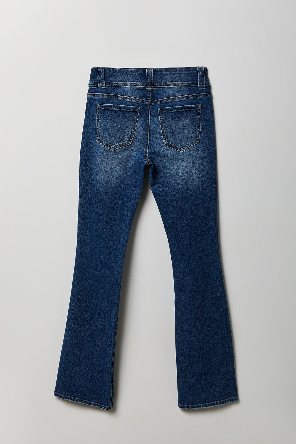 Stretch Ripped Low Rise Bootcut Jean