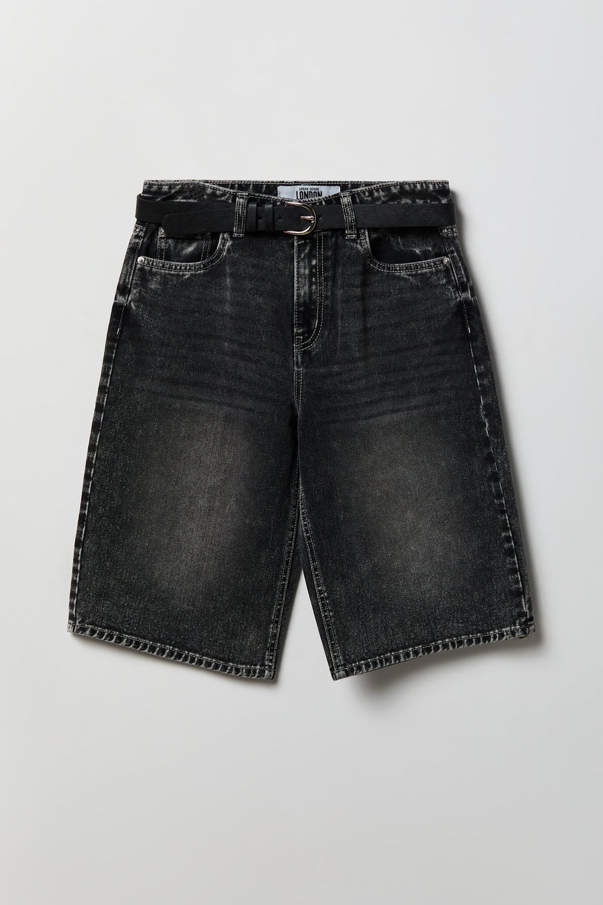 Low Rise Super Baggy Belted Jort 13"