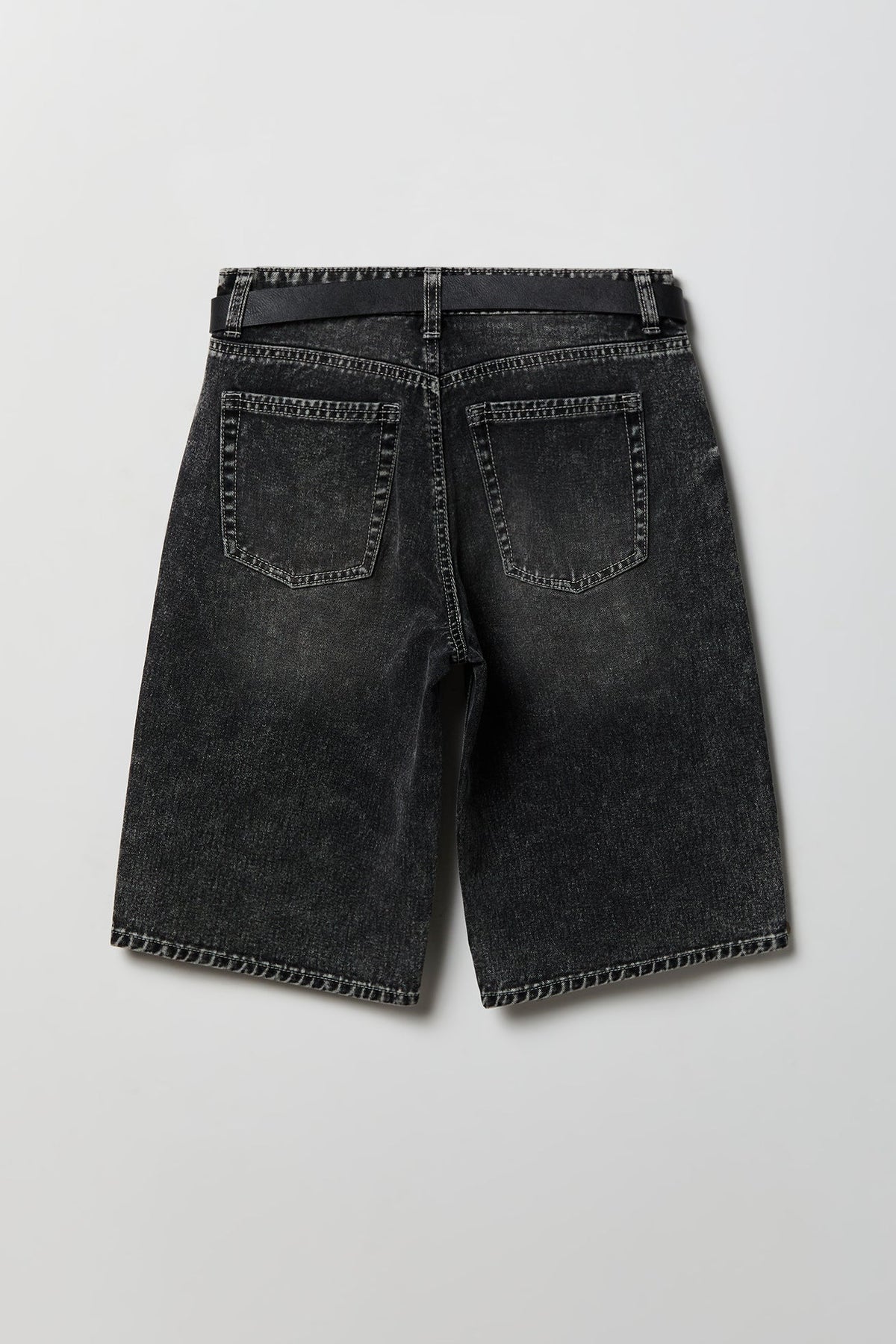 Low Rise Super Baggy Belted Jort 13"