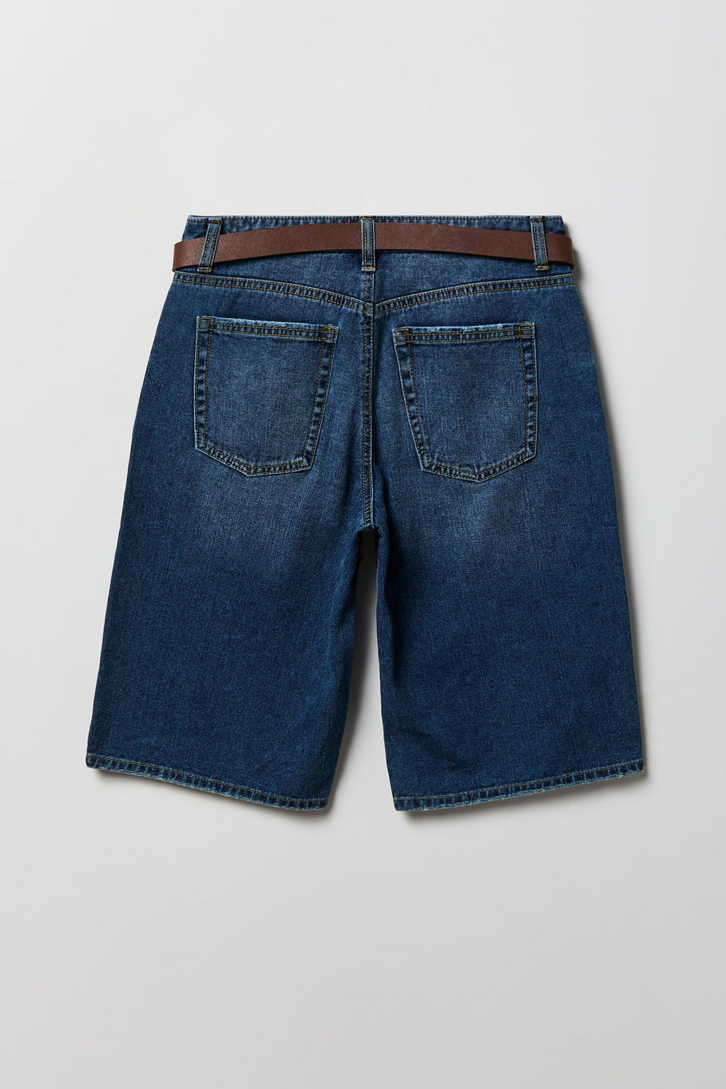 Low Rise Super Baggy Belted Jort 13"