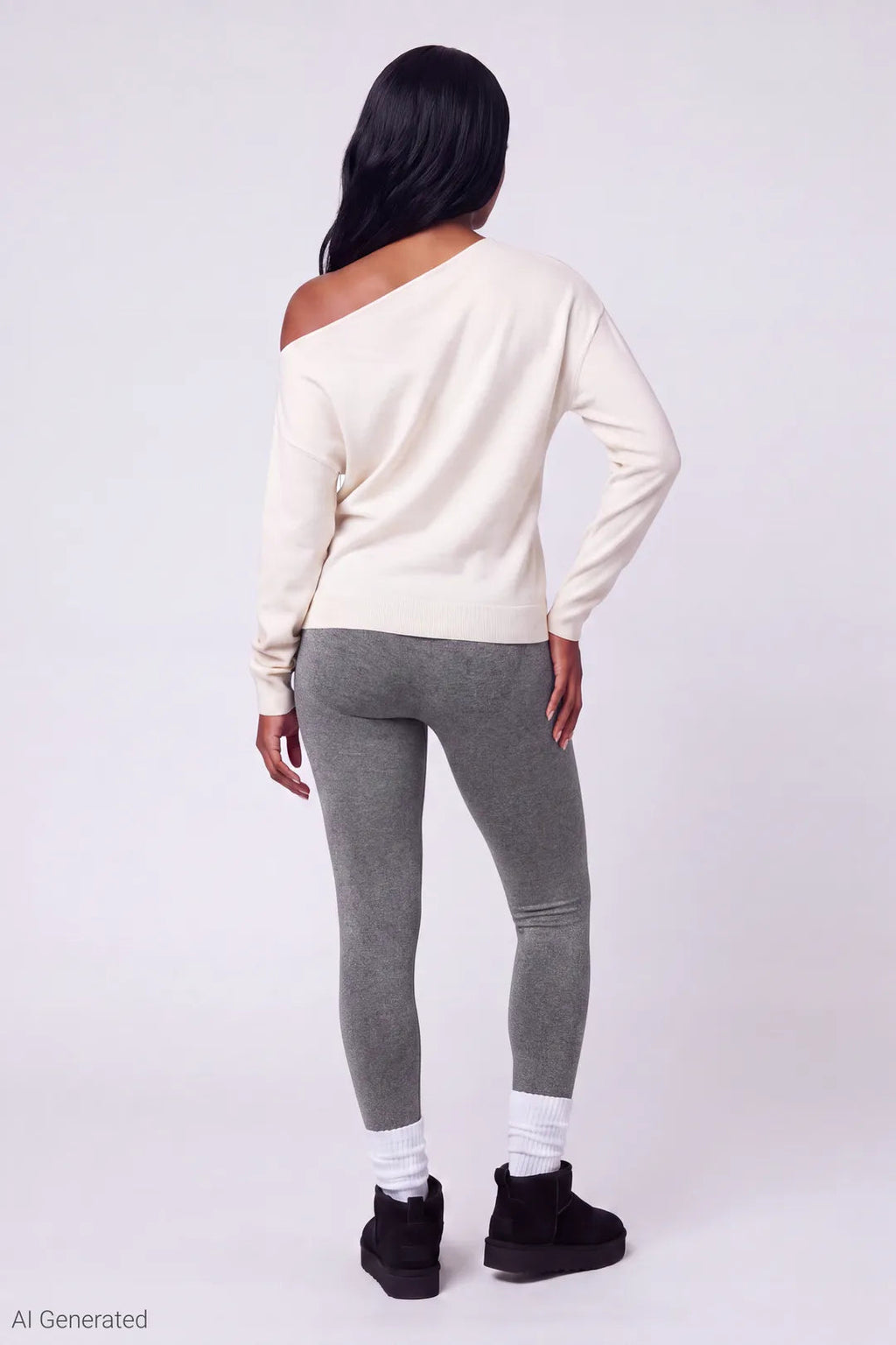 High Rise Seamless Fleece Lined Legging