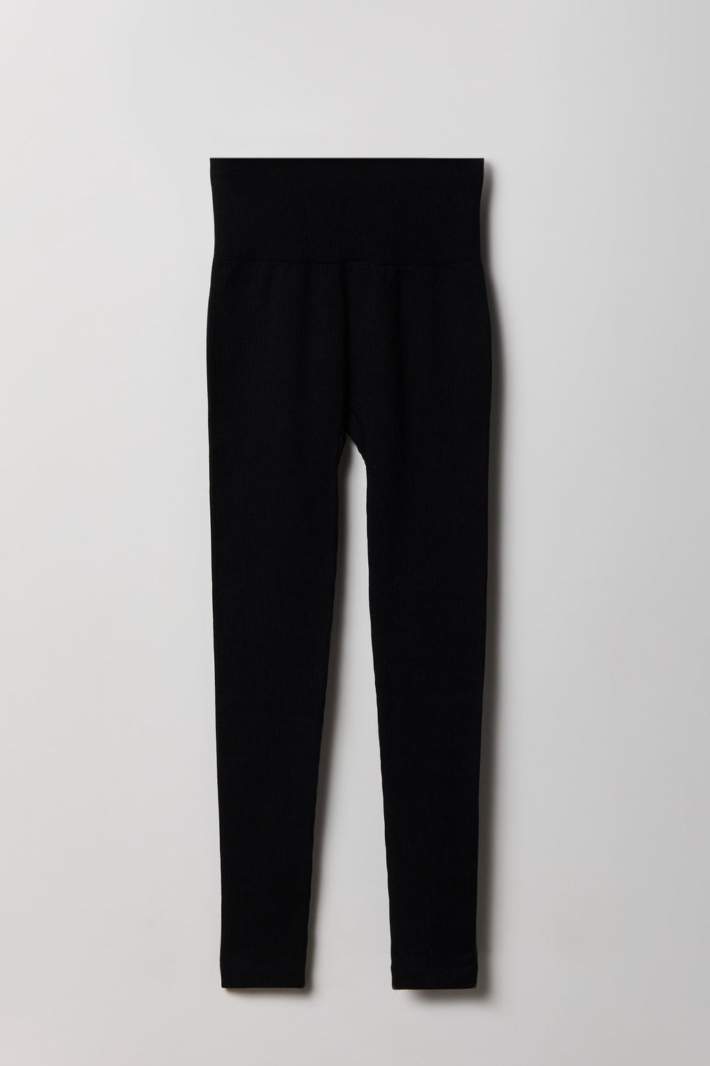 High Rise Seamless Ribbed Fleece Lined Legging